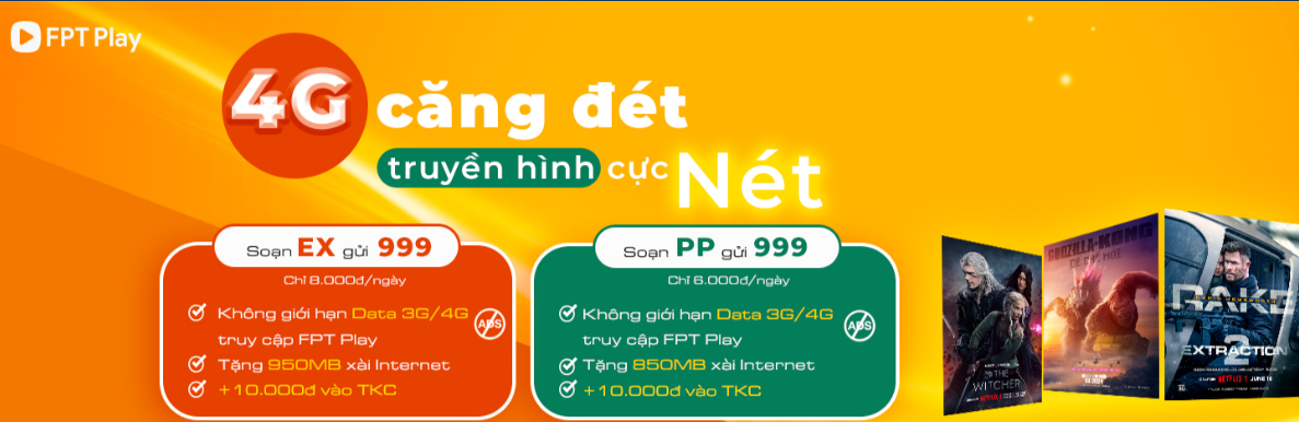 FPT Play data: CTKM Data cực chất – Lướt net là nhất (01/04 - 29/06/2024)